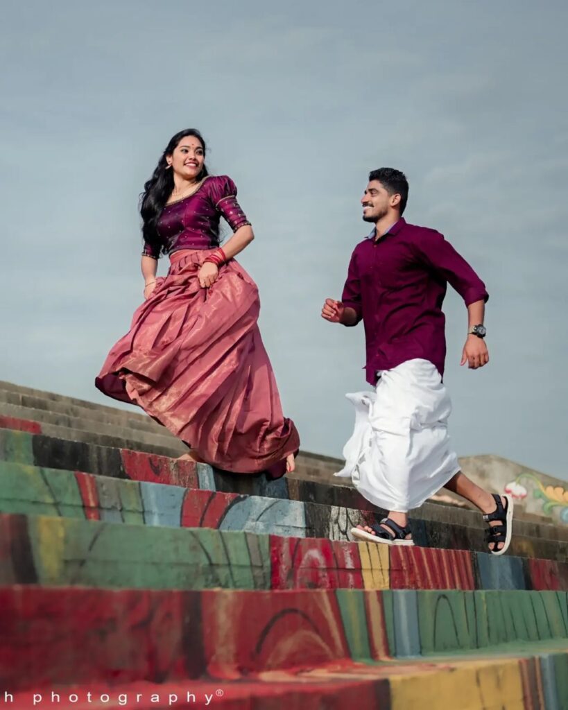 Pre Wedding Photoshoot In Saree