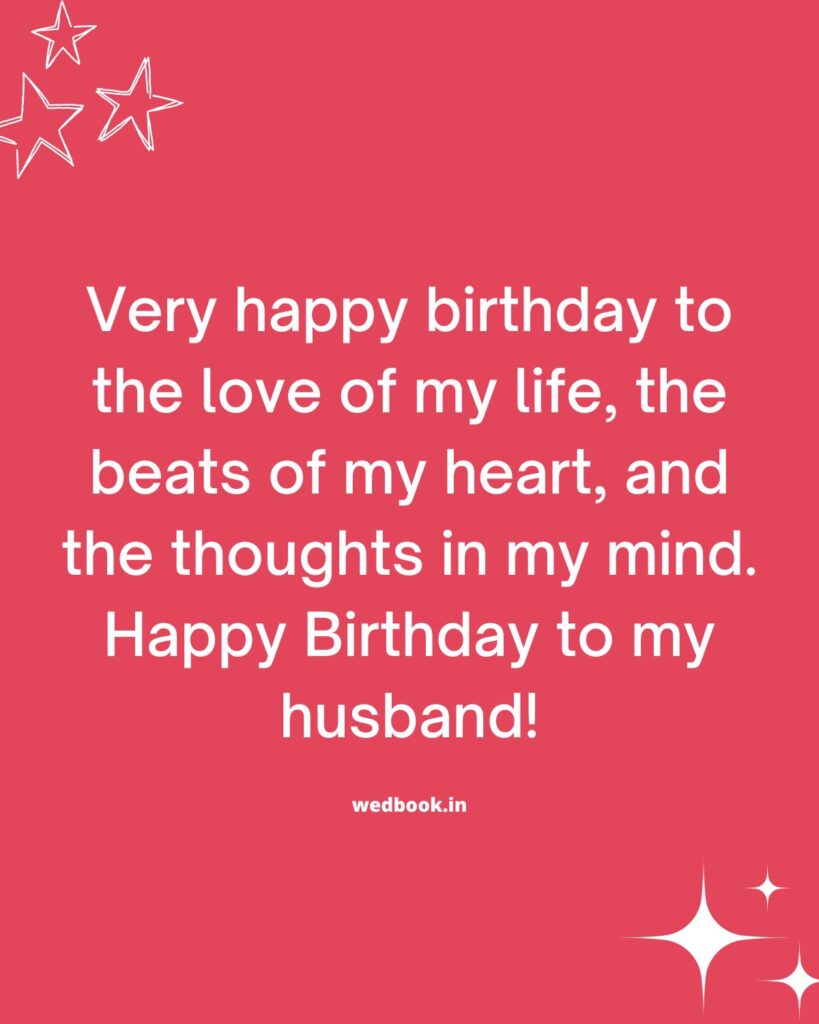 151 Birthday Wishes For Husband Romantic And Unique Wedbook