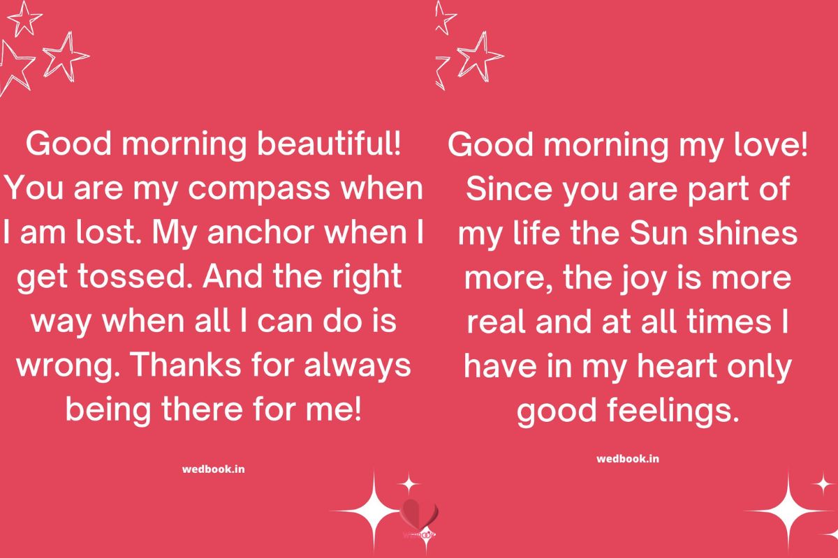 151 Good Morning Paragraphs For Her - Wedbook