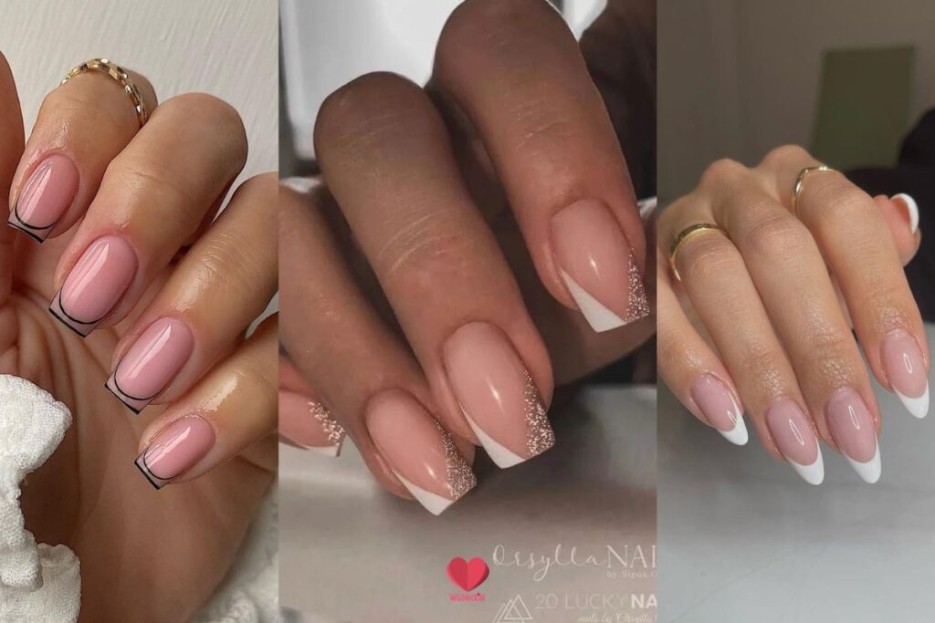 5 French Tip Nail Art Techniques - Including the trending Silicone Stamper  method - The Nail Chronicle