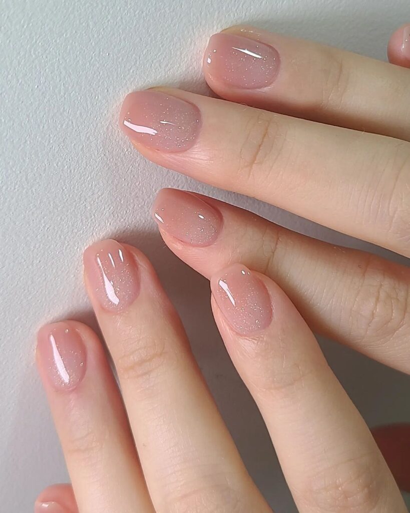 Nude Ombre Nails