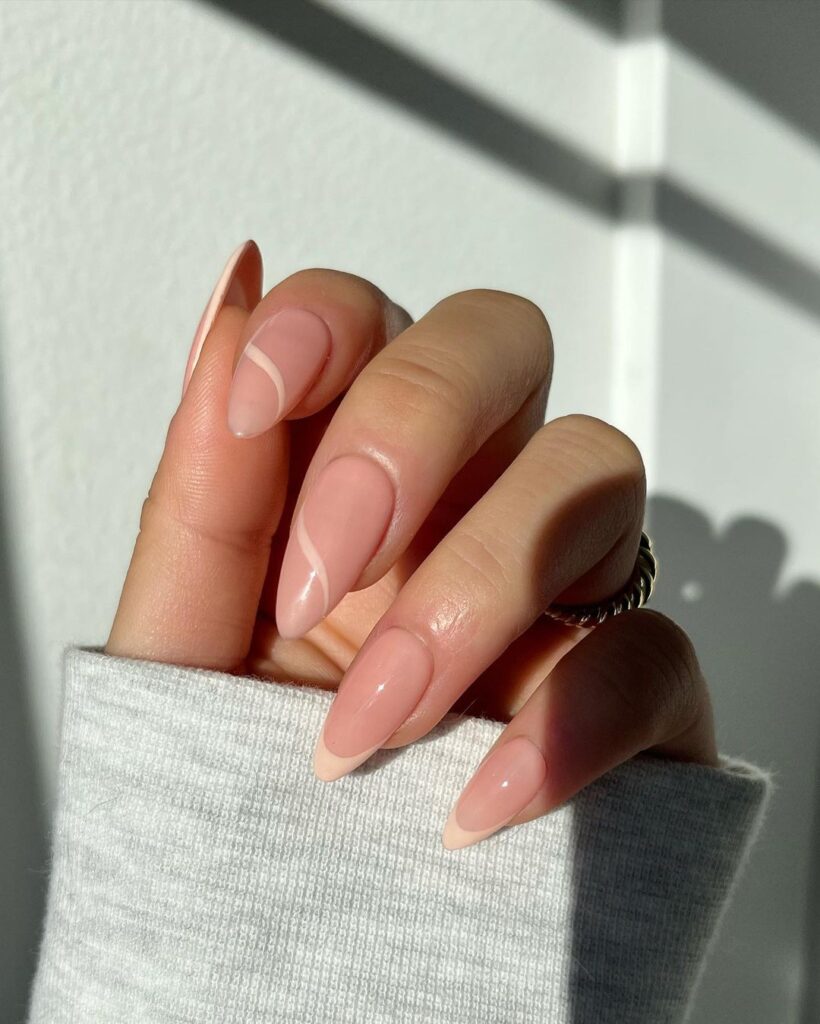 Nude Ombre Nails