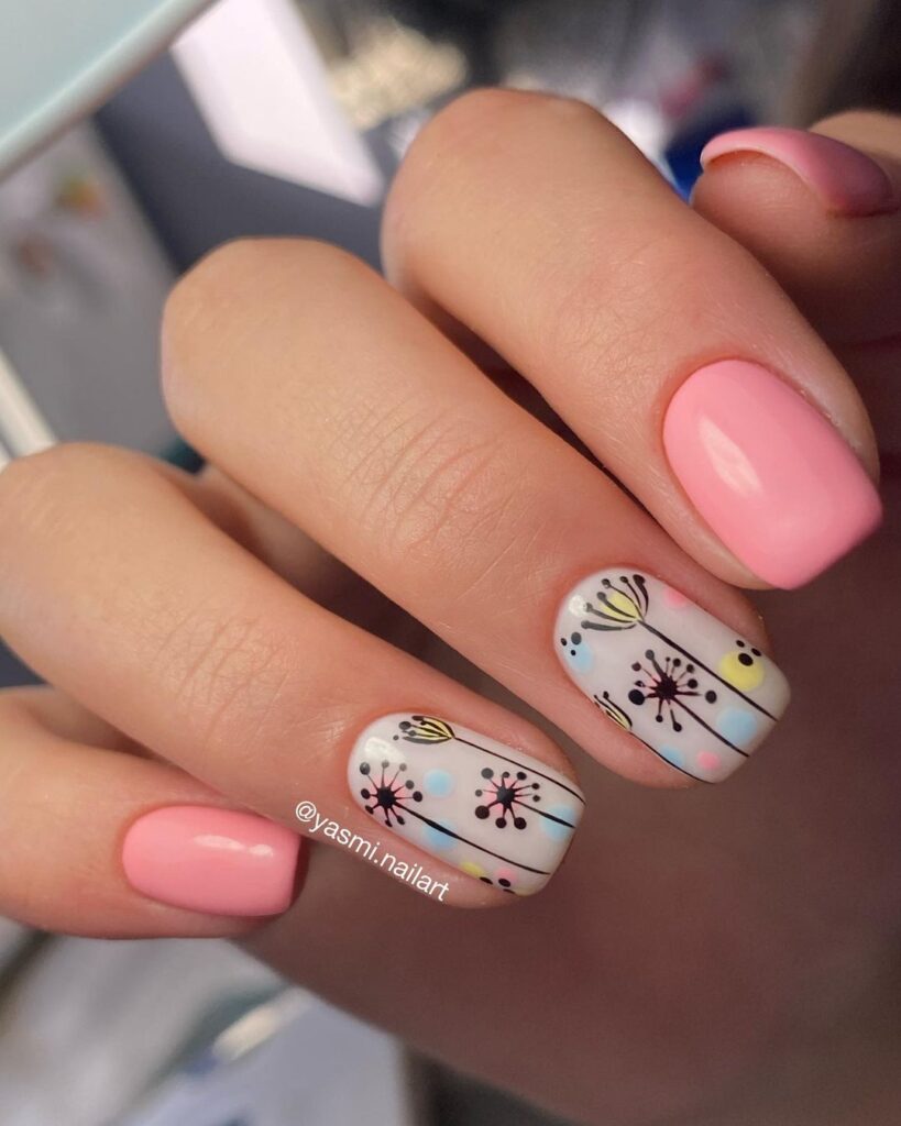 Pink Nails Design