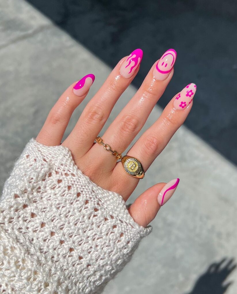 Pink Nails Design