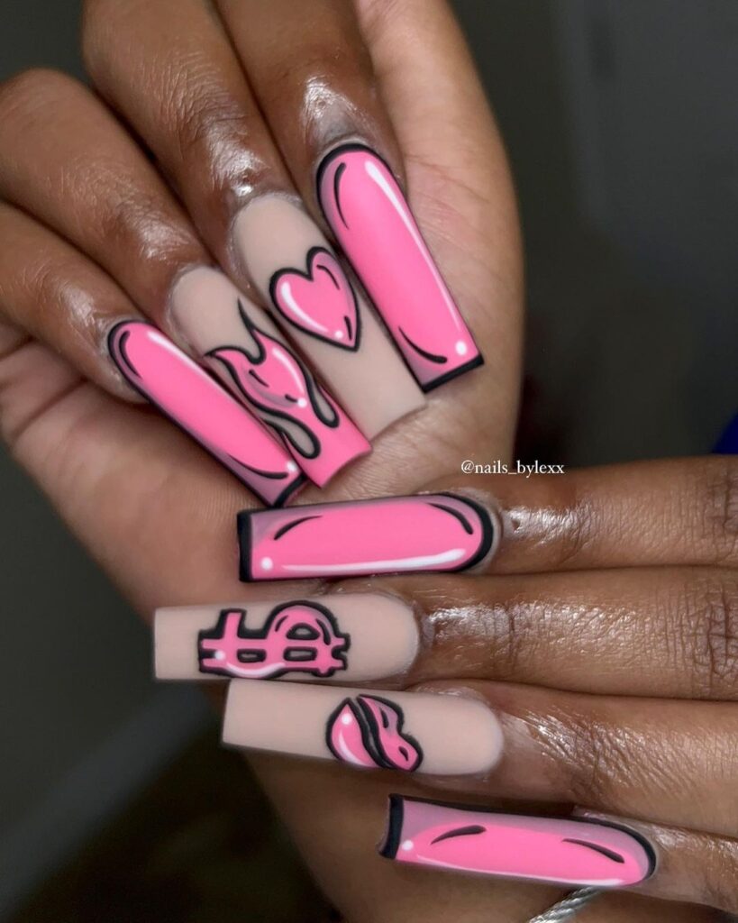Light Pink Nail Designs