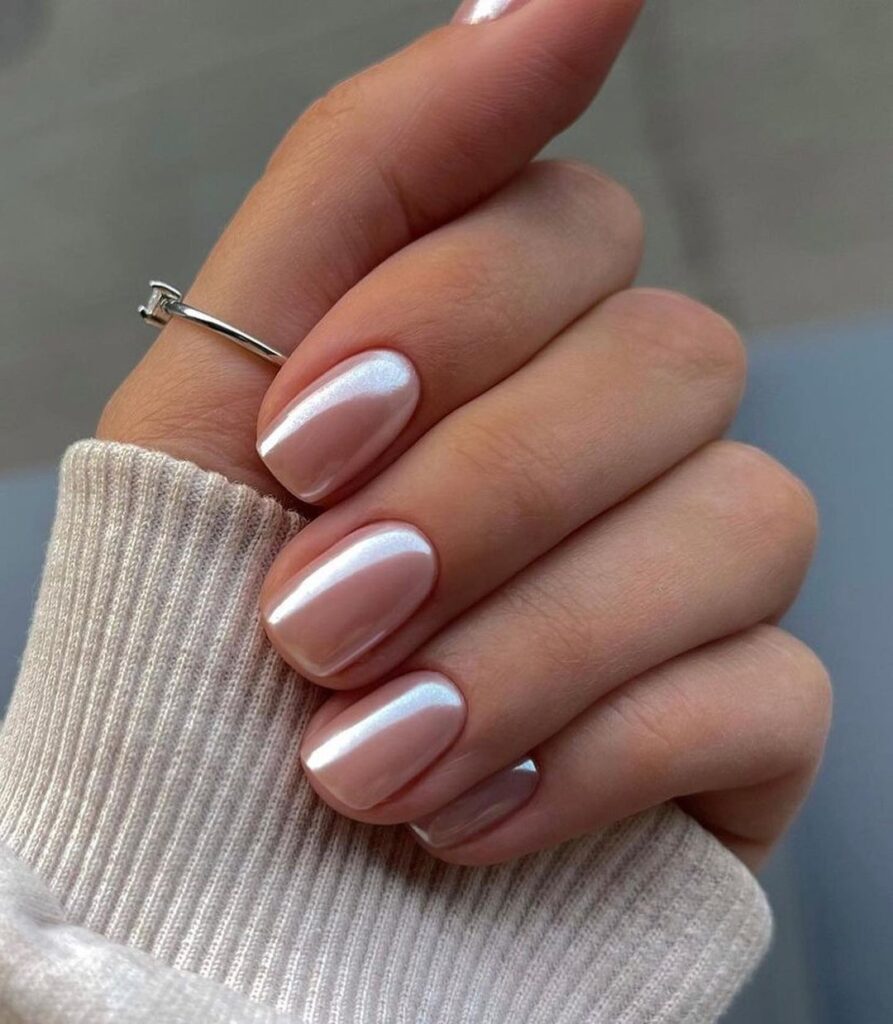 Nude Acrylic Nails Design