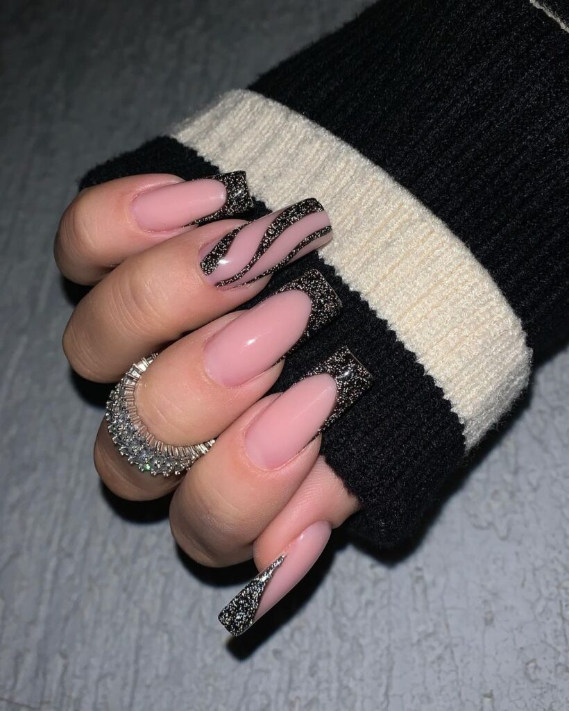 Pink Nail Designs Short