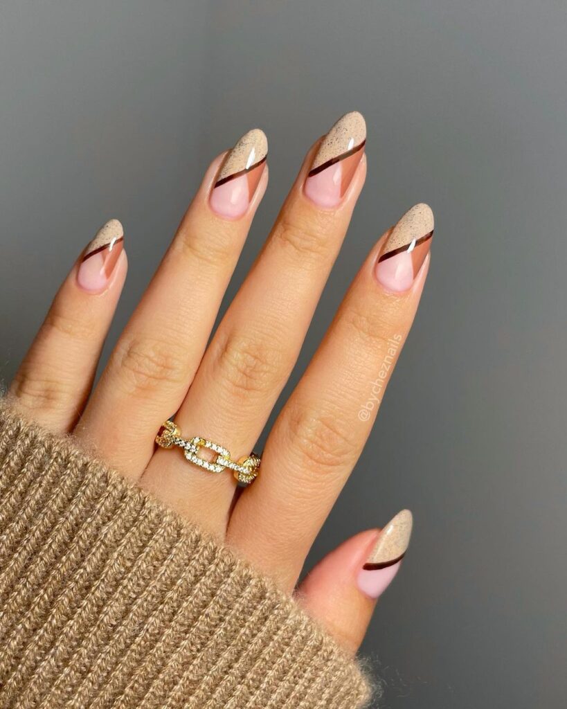 Nude & White Nail Designs