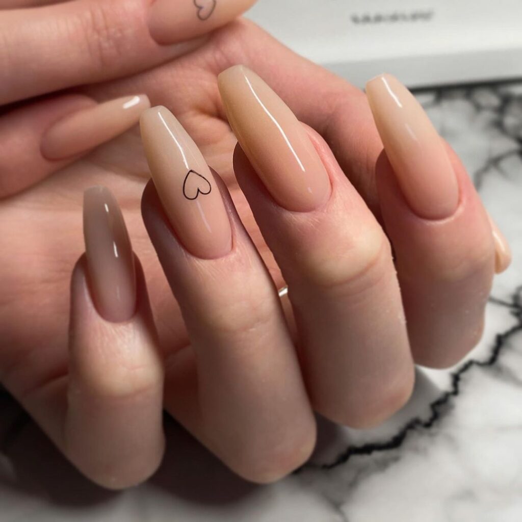 Short Nude Nail Designs