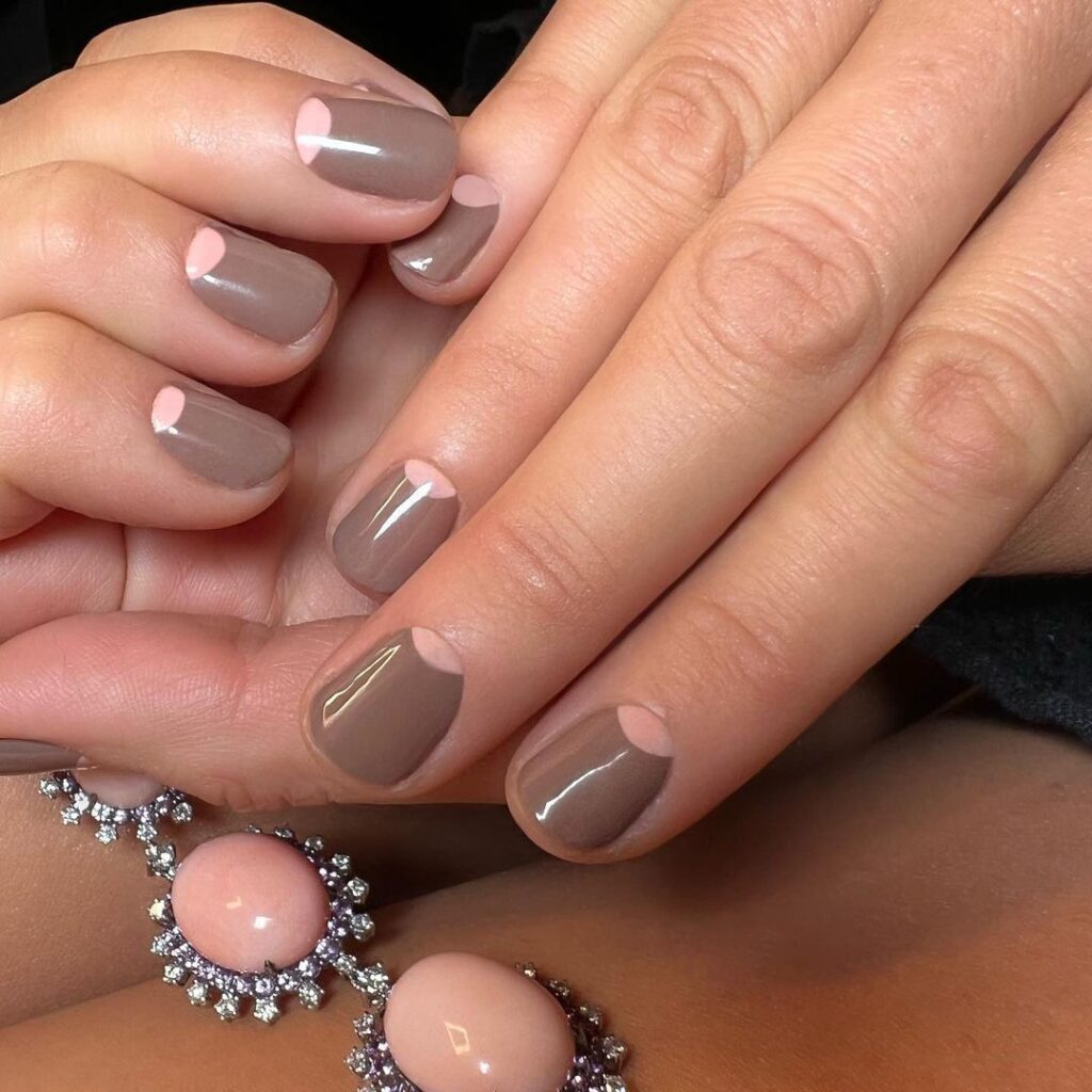 Reverse French Manicure