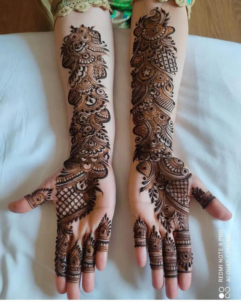 8 Easy and Beautiful Arabic Mehndi Design for Wedding Season