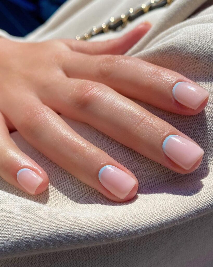 Reverse French Manicure