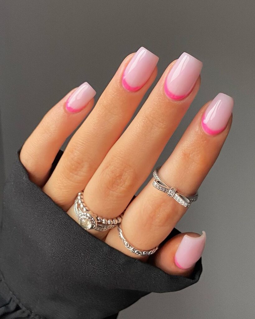 Reverse French Manicure Ideas