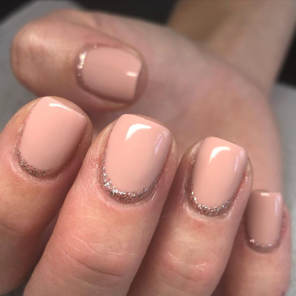 Reverse French Manicure