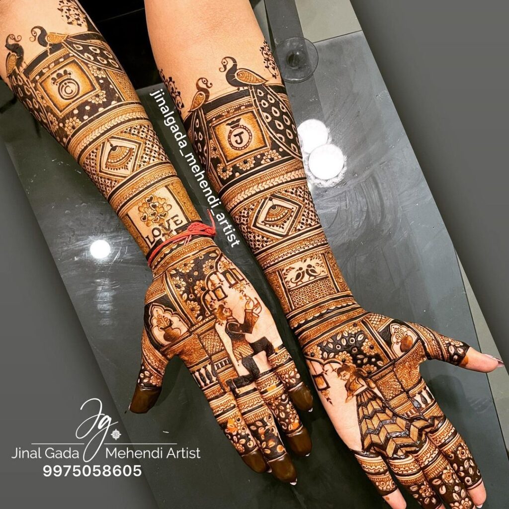 Front Hand Mehndi Design New Style