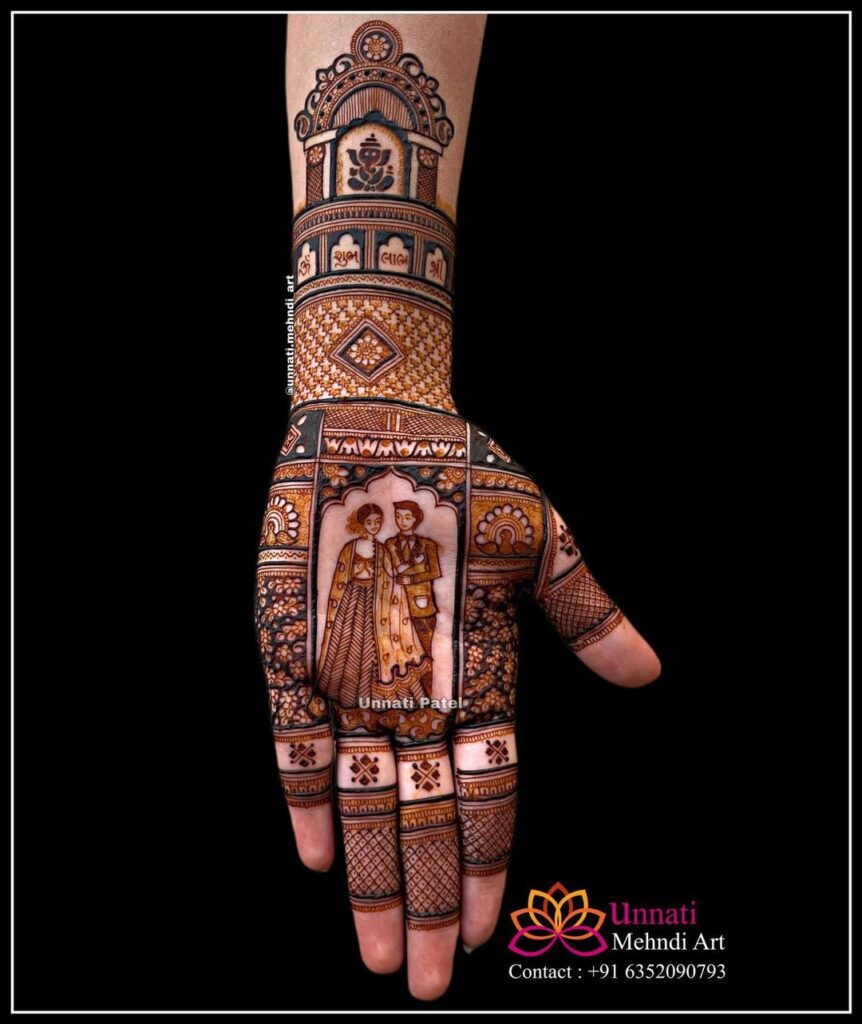 Front Hand Easy Mehndi Designs