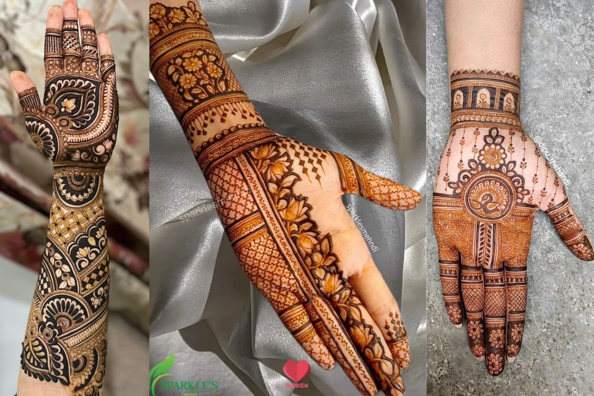 21+ Simple Mehndi Designs Circle for Girls - M-womenstyle
