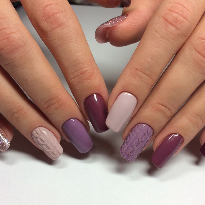 Light Purple Nail Designs