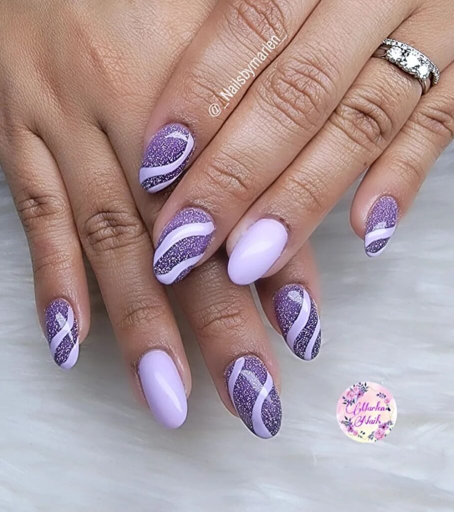 Light Purple Nail Designs