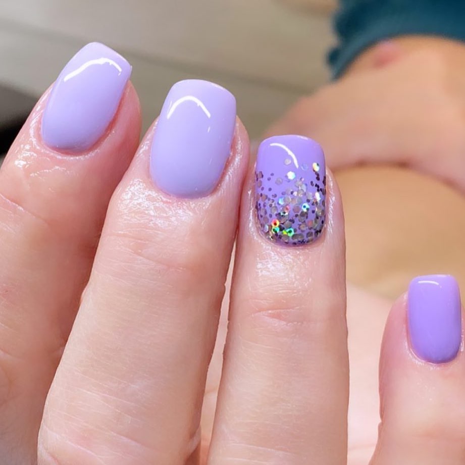 Elegant Purple Nail Designs