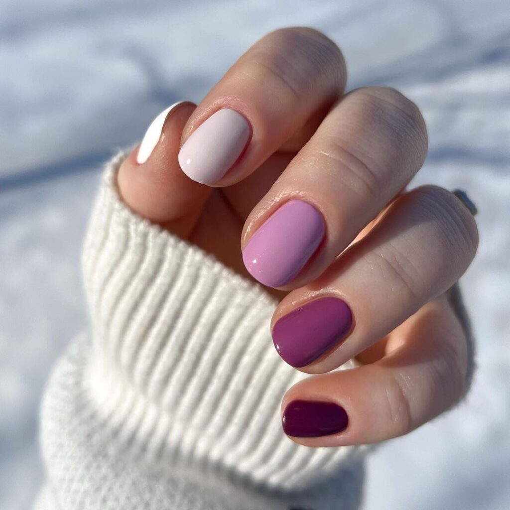 Elegant Purple Nail Designs