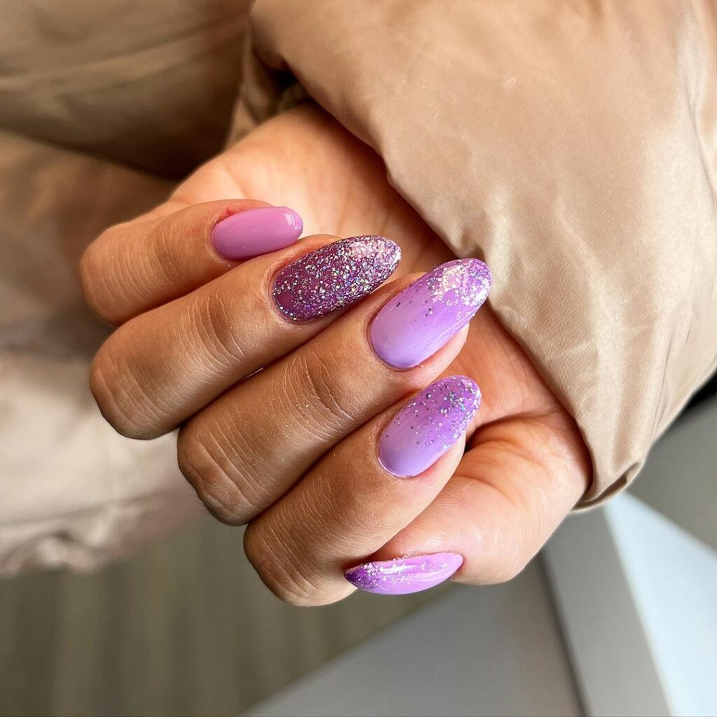 Elegant Purple Nail Designs