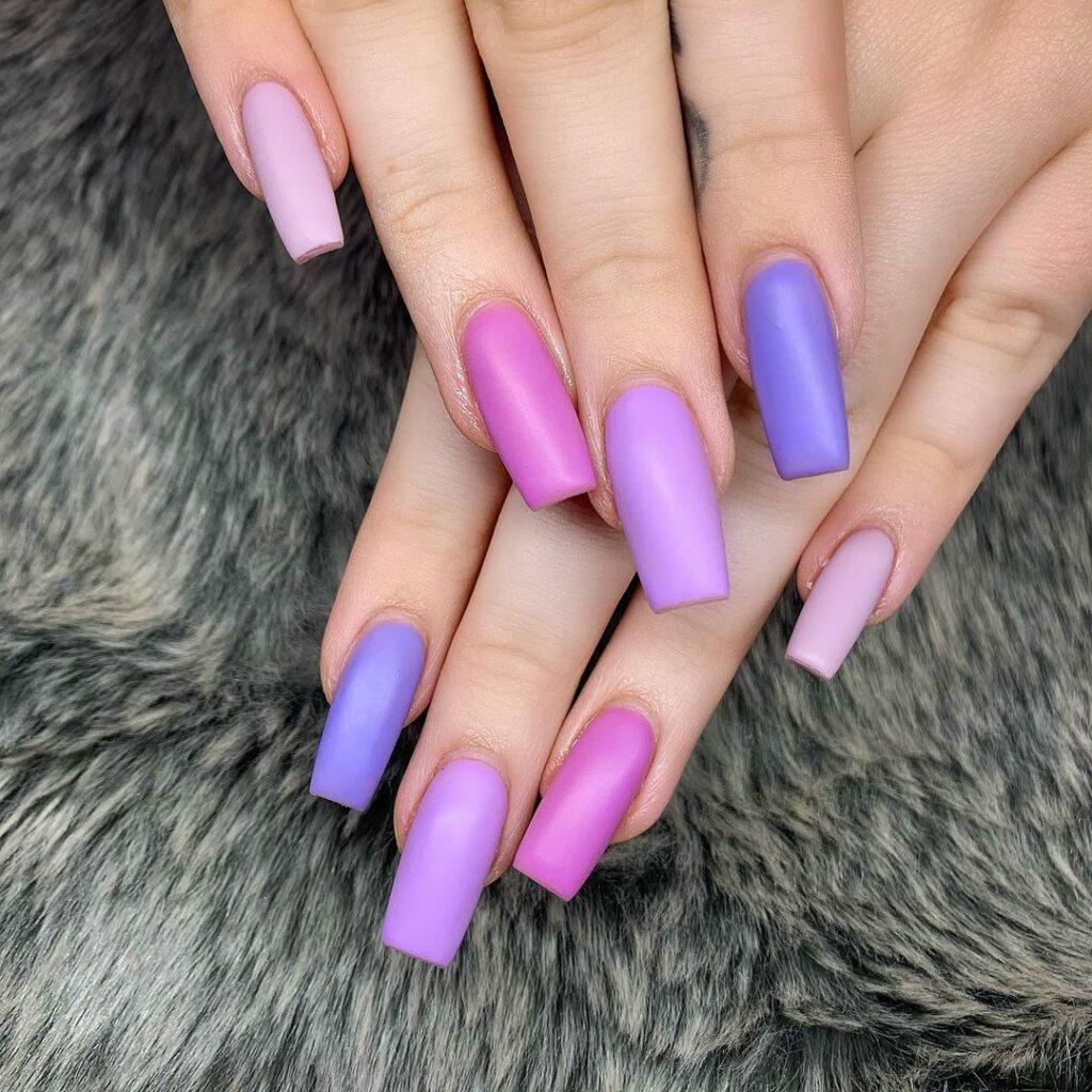 Dark Purple Nail Designs