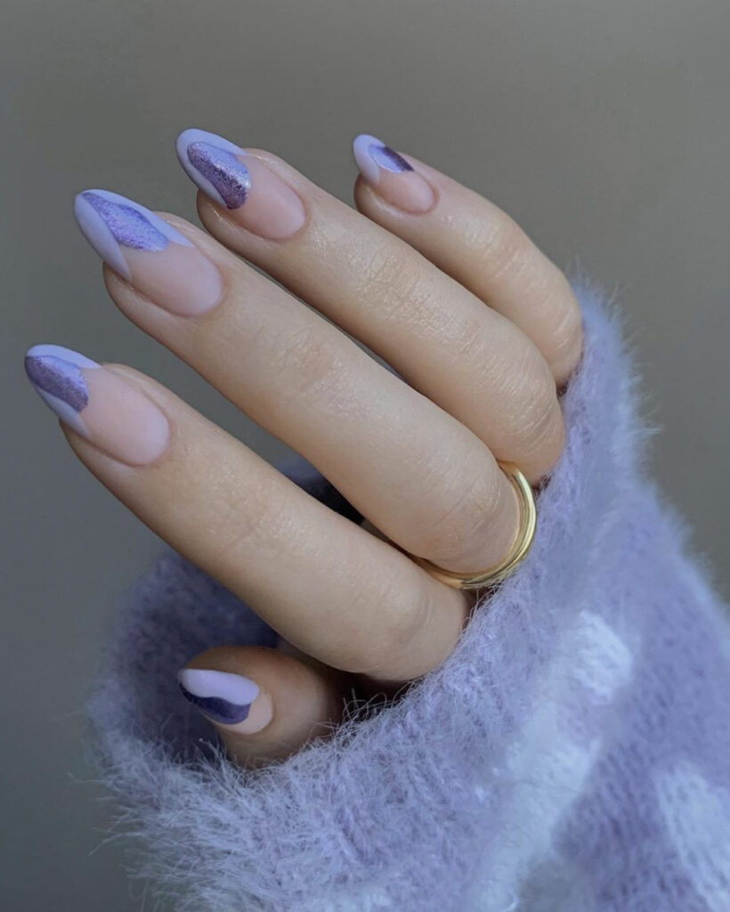 Purple Nail Designs Short