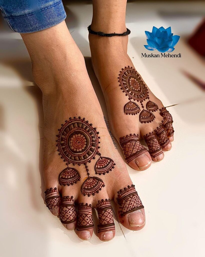 Trending Feet Mehndi Designs | Simple Mehndi Ideas - K4 Fashion