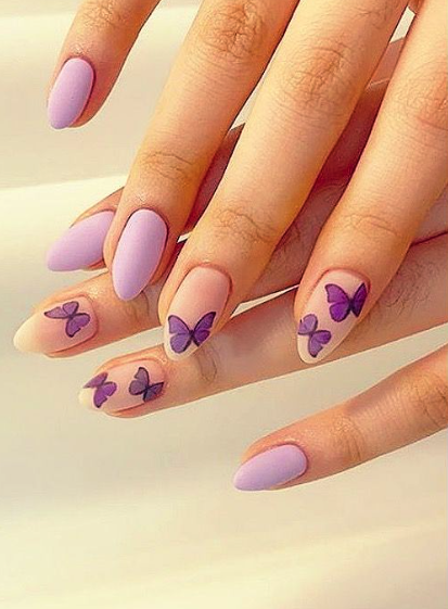 Pin by April Mac on Nails 2023 | Purple nail designs, Pretty nail art  designs, Purple nails