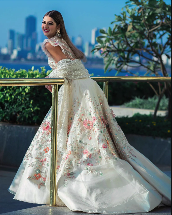 White Wedding Lehenga