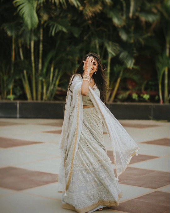 Wedding lehenga White