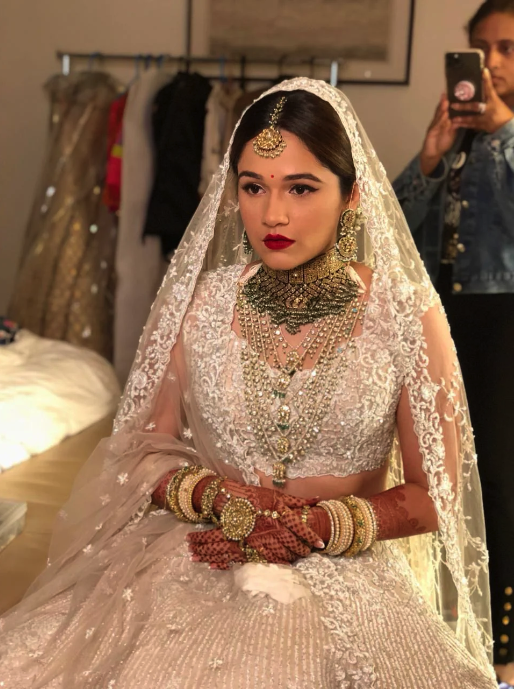 Prajakta Koli shares her stunning White lehenga look with fans! -  BridalTweet Wedding Forum & Vendor Directory