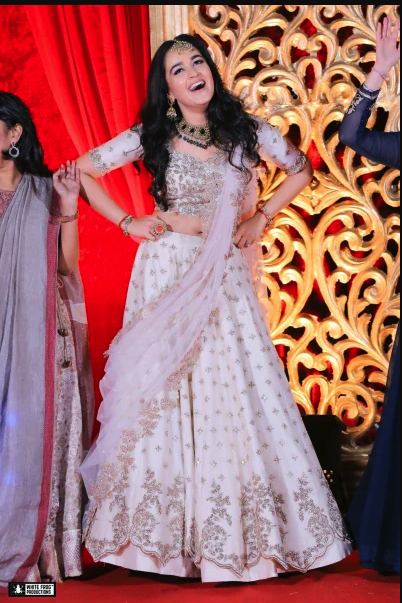 White Lehenga Bridal Look