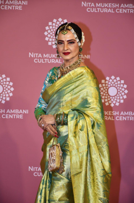 Rekha at NMACC Launch