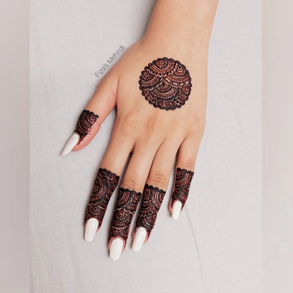 Small Mehndi Designs Easy