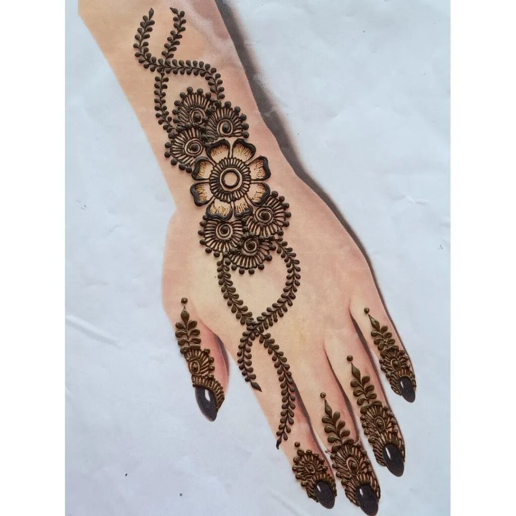 Small Mehndi Designs For Kids