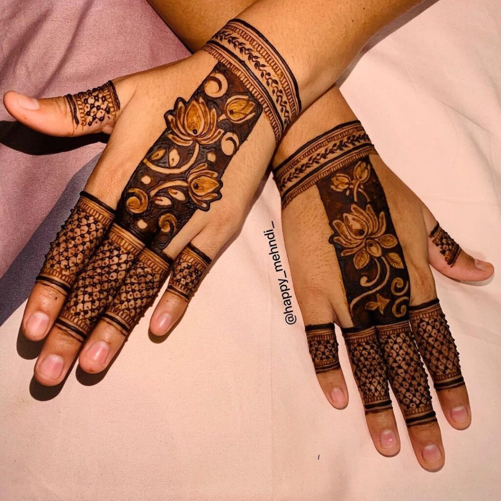 Mehndi Design For Small Hands