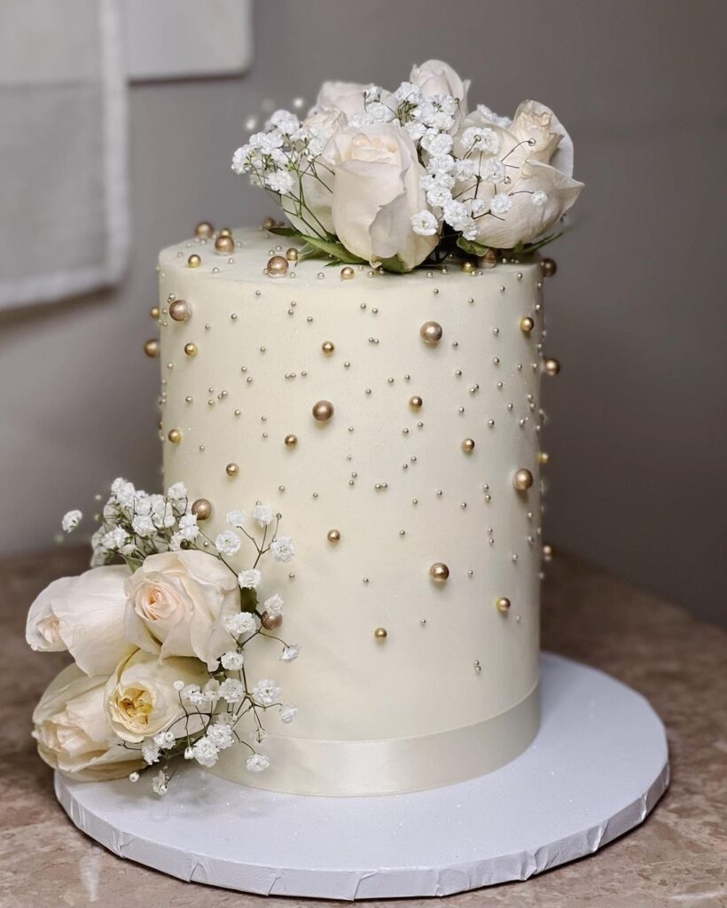 Pearl Ribbon For Wedding Cake