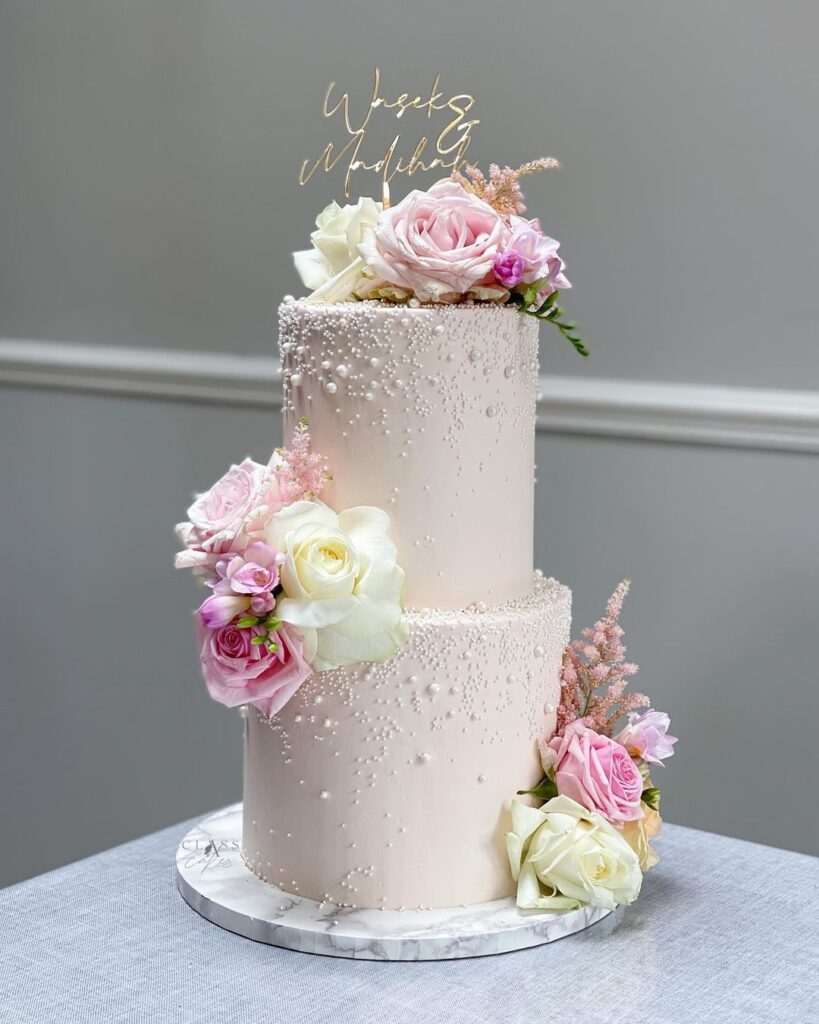 Pearl Wedding Cake