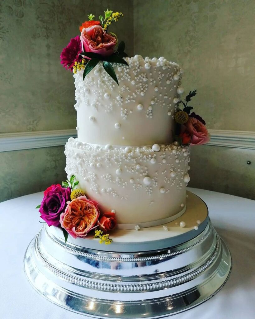 Pearl Wedding Cake