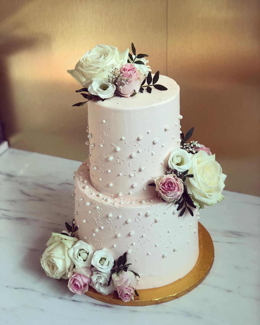 55 Prettiest Pearl Wedding Cake For Your Special Day - Wedbook