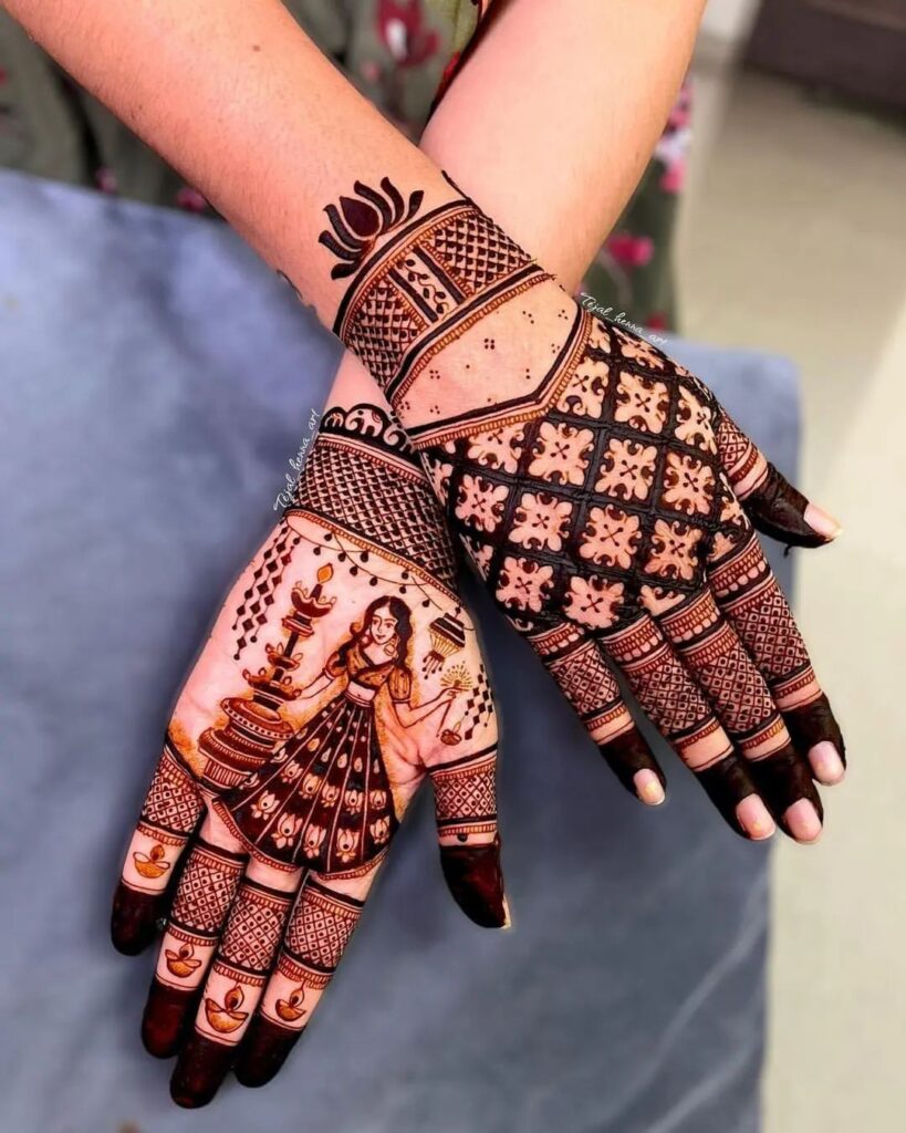 Cute Small Mehndi Designs