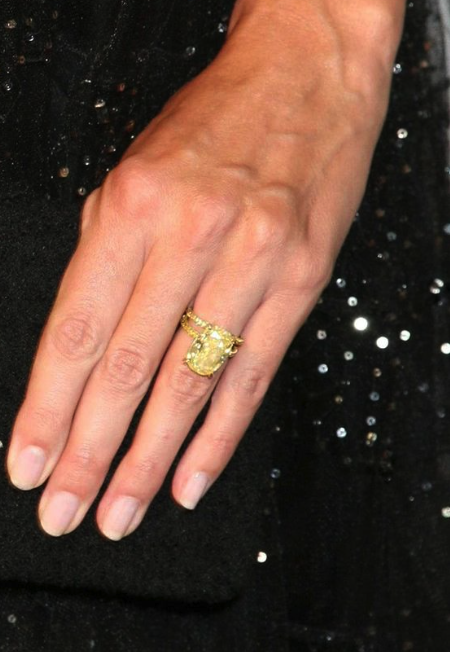Heidi Klum Yellow Diamond Engagement Ring
