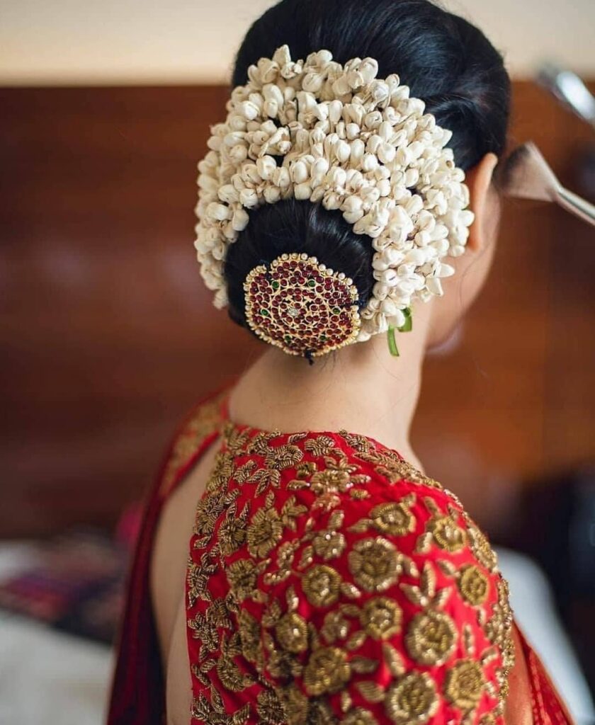 Bun Gajra Hairstyle