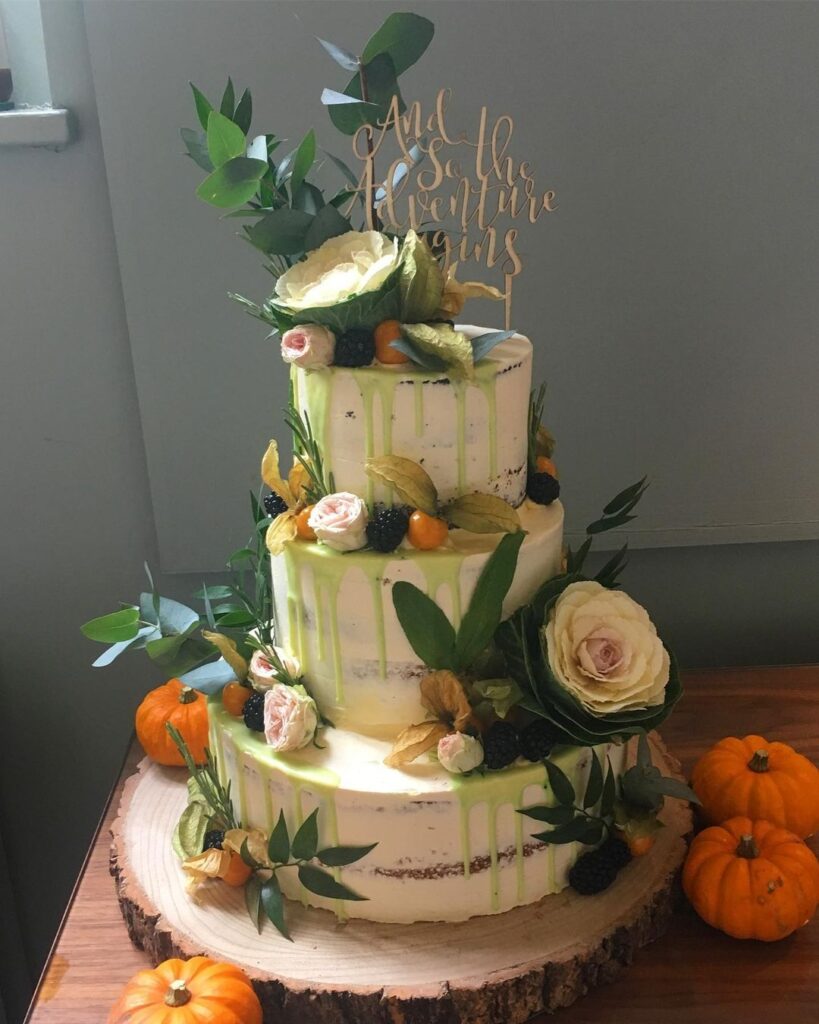 Eucalyptus Wedding Cake