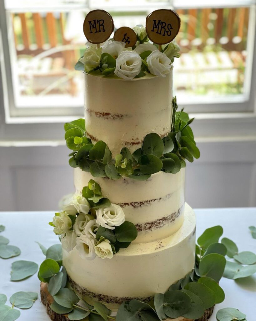 Eucalyptus Wedding Cake