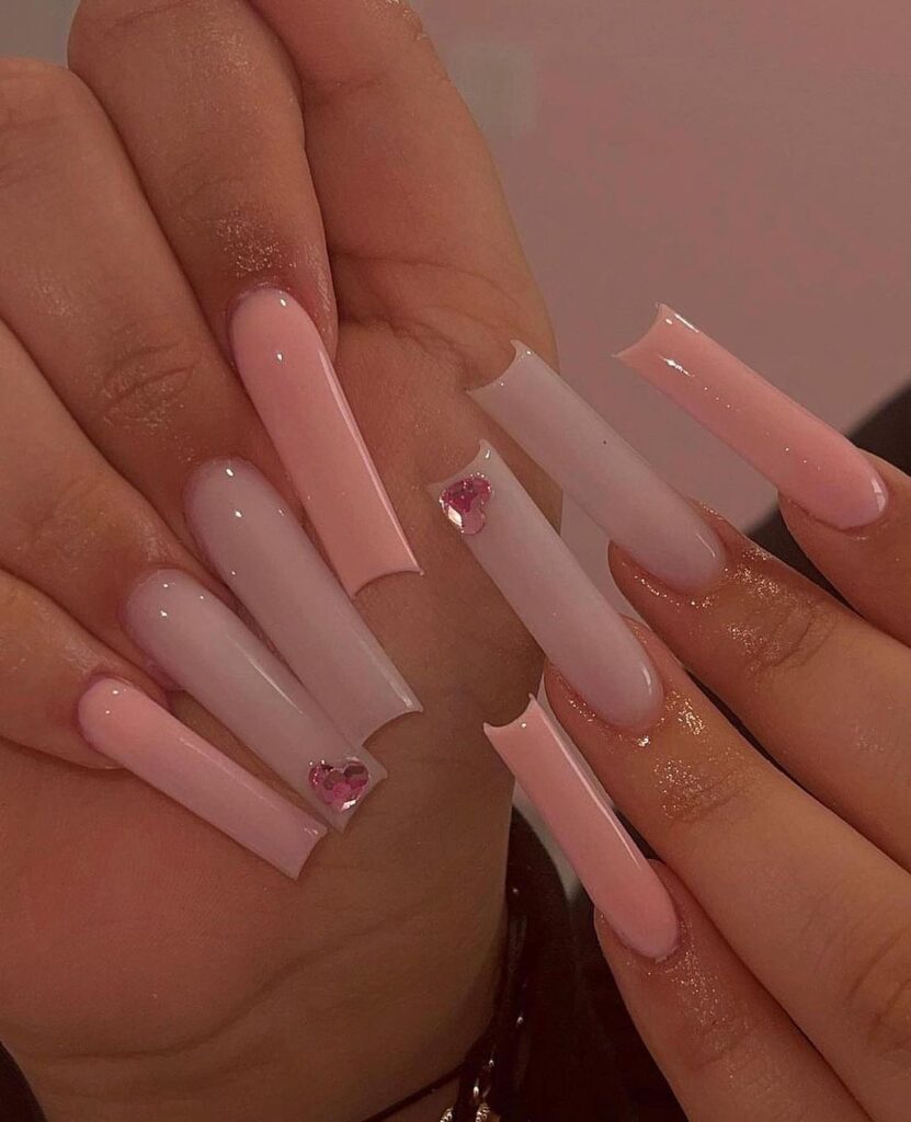 Pink and White Nail Designs