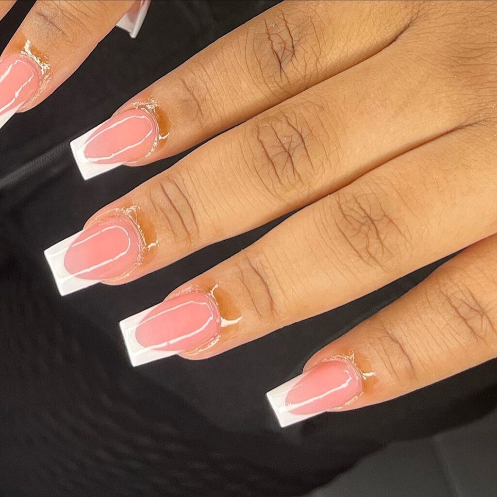 Pink and White Nail Designs