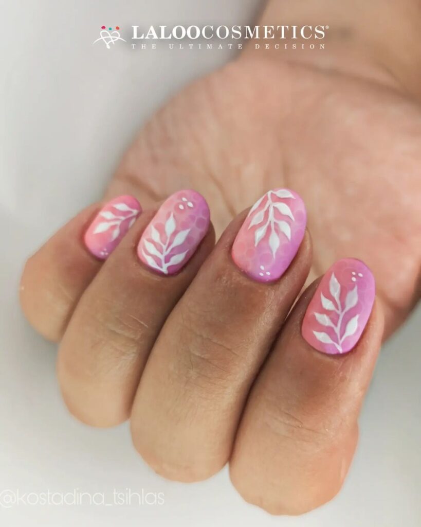 Designs For Pink & White Nails